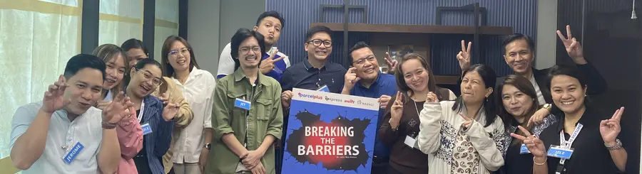 Breaking the Barriers speaking engagement group photo